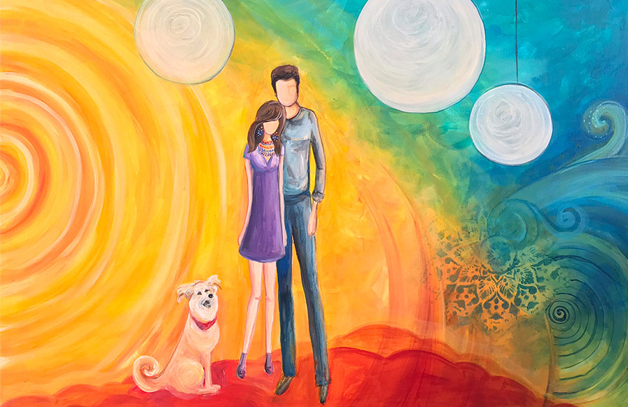 love family estera osorhan painting art
