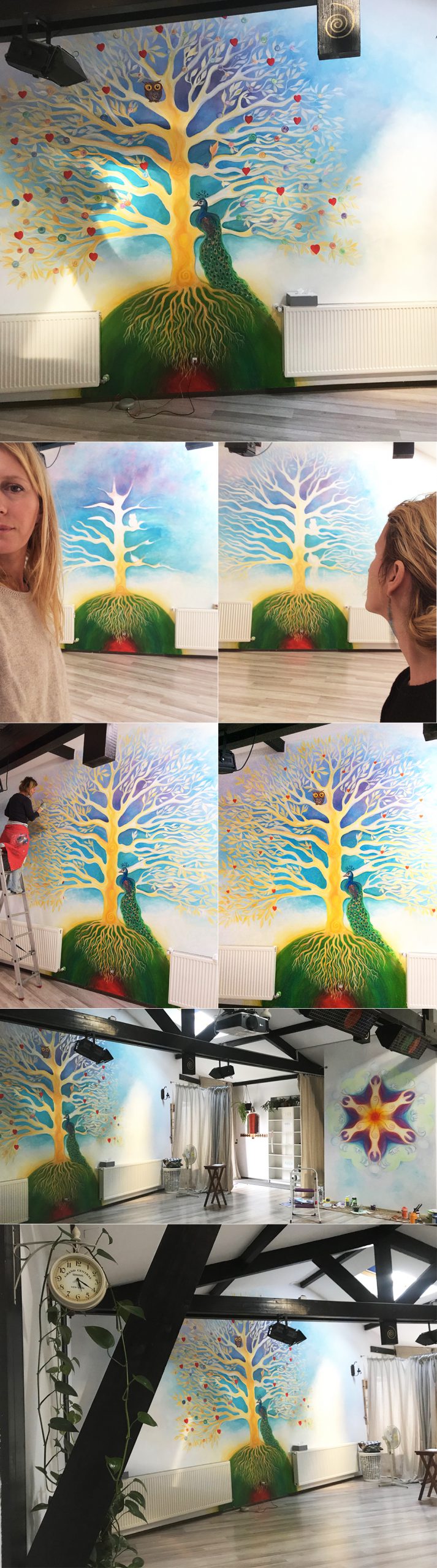 Pictura pereti estera copacul vietii mandala